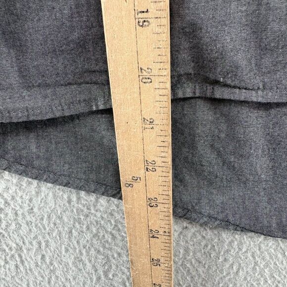 Mod Ref Balloon Sleeve Boxy Crop Top Gray Revolve Minimalist - Picture 4 of 5